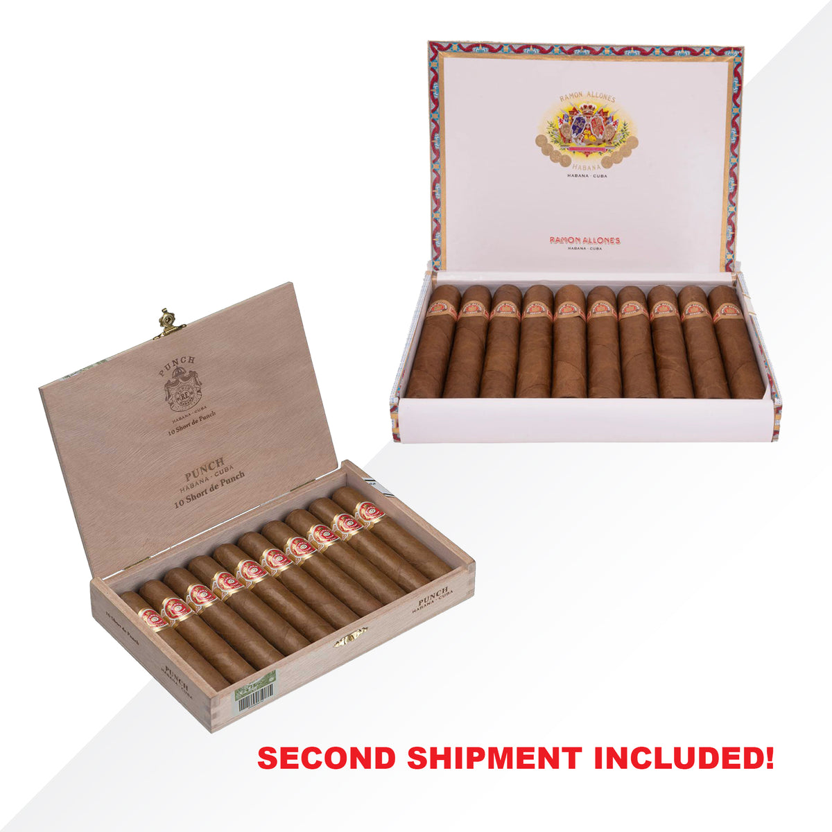 Ramon Allones No 3 10 piezas + Short de Punch 10 piezas