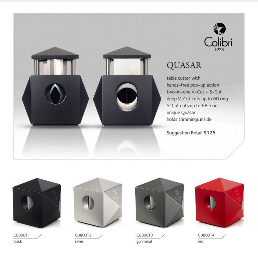 Cortador de puros de mesa Quasar 2 en 1