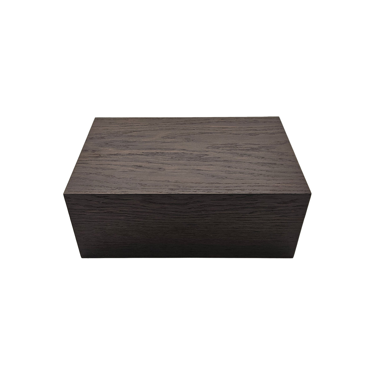 Humidor en roble pantanoso con esquinas redondeadas