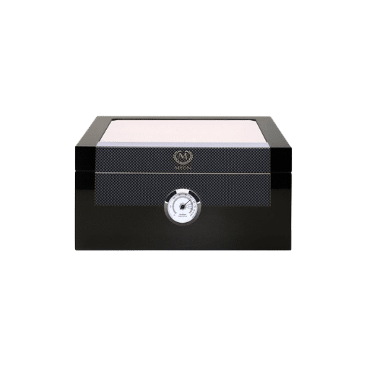 Humidor mediano con tapa de vidrio