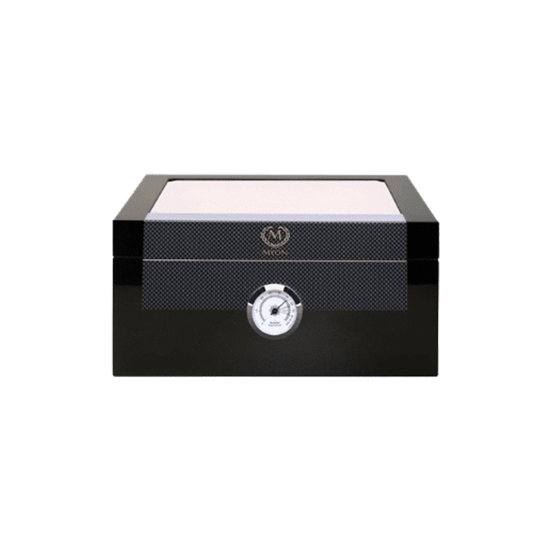 Humidor mediano con tapa de vidrio