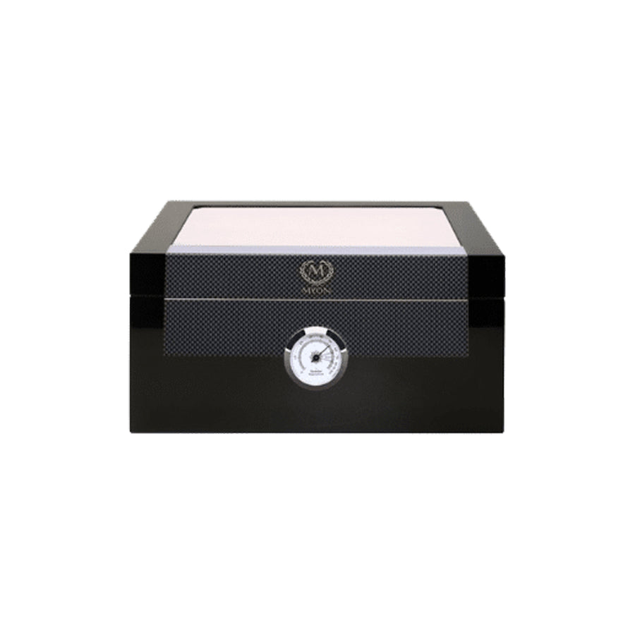 Humidor mediano con tapa de vidrio