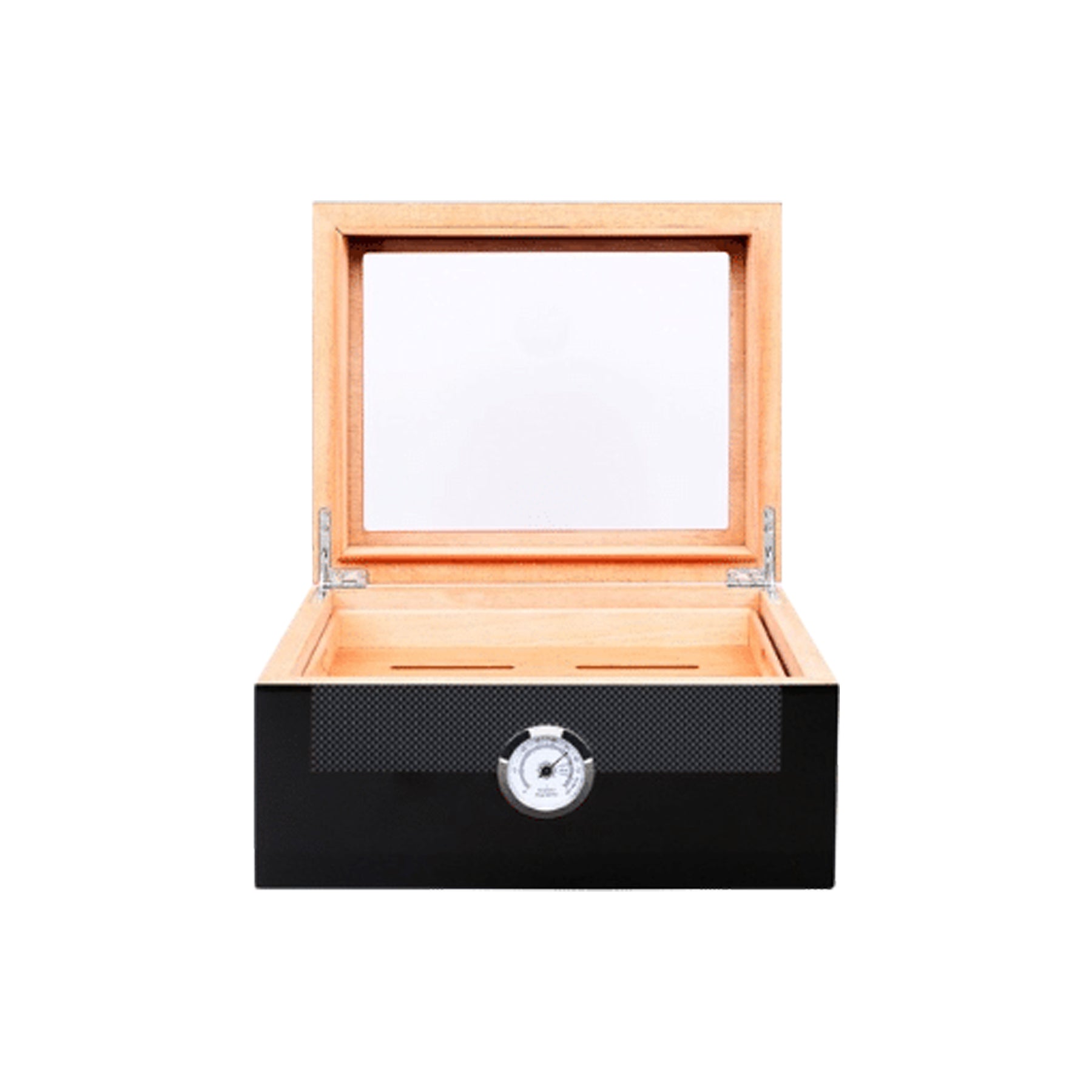 Humidor mediano con tapa de vidrio