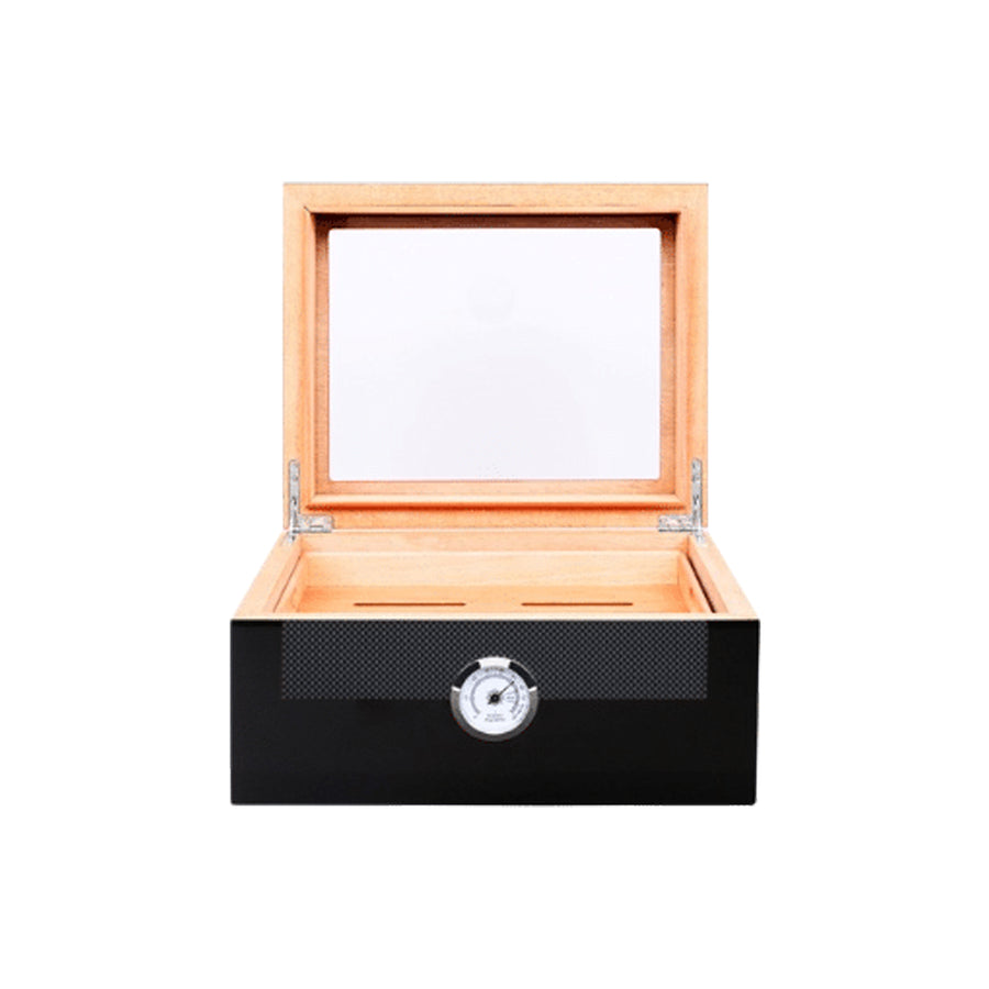 Humidor mediano con tapa de vidrio
