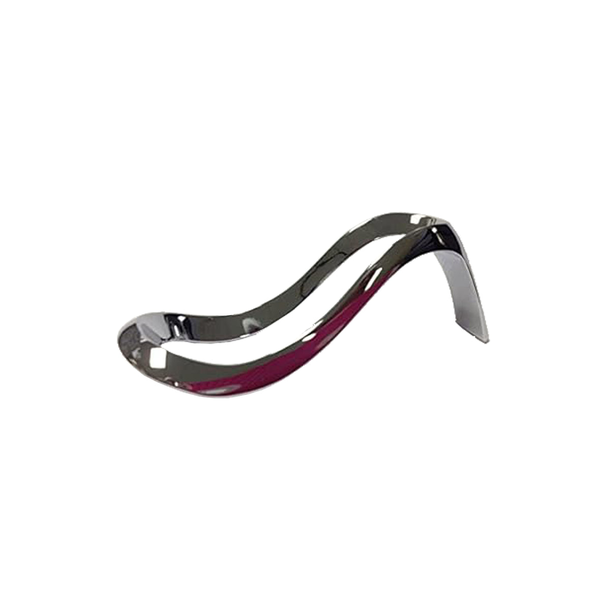 Soporte de metal cromado para tuberías