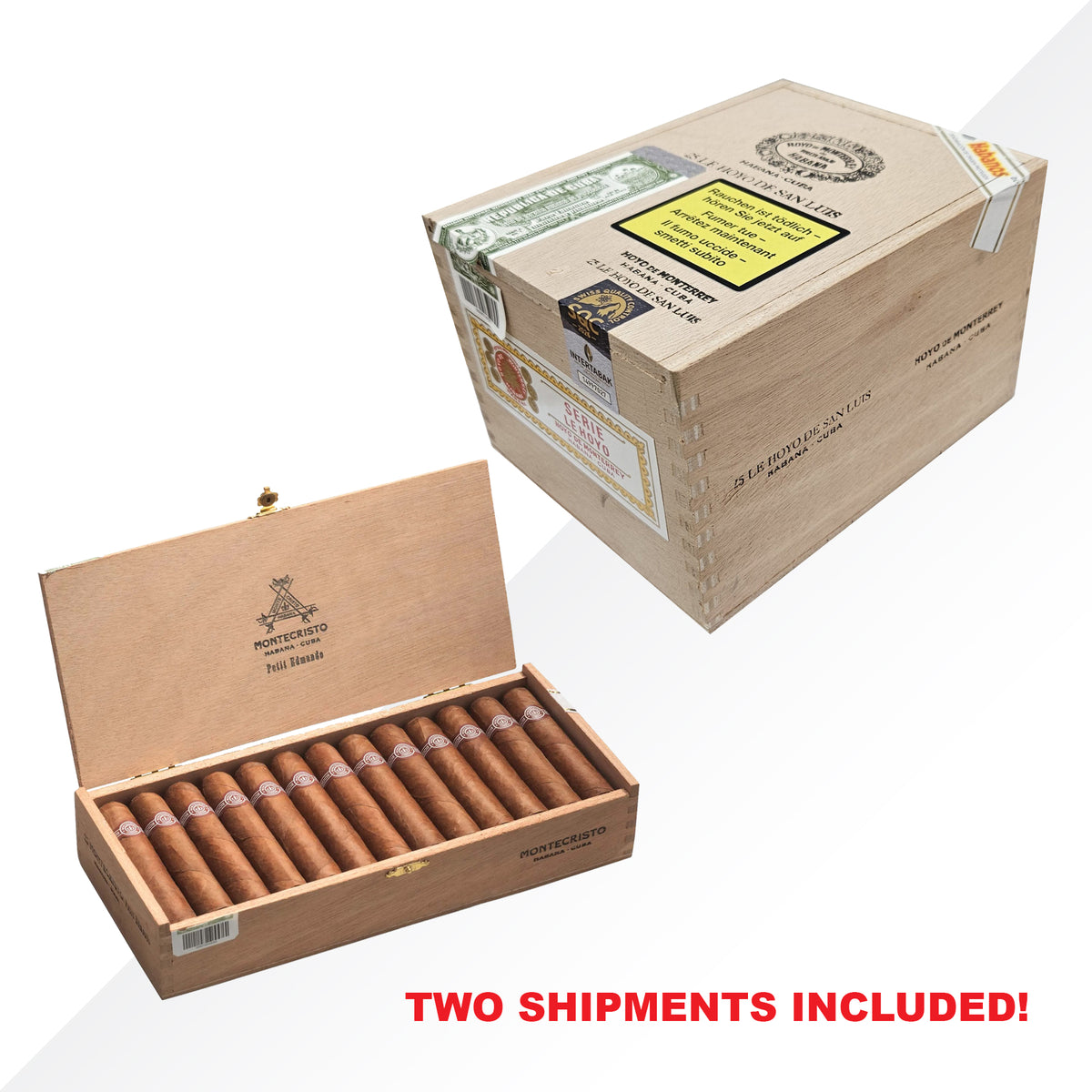 HdM Hoyo de San Luis 25 uds. + Montecristo Petit Edmundo 25 uds.