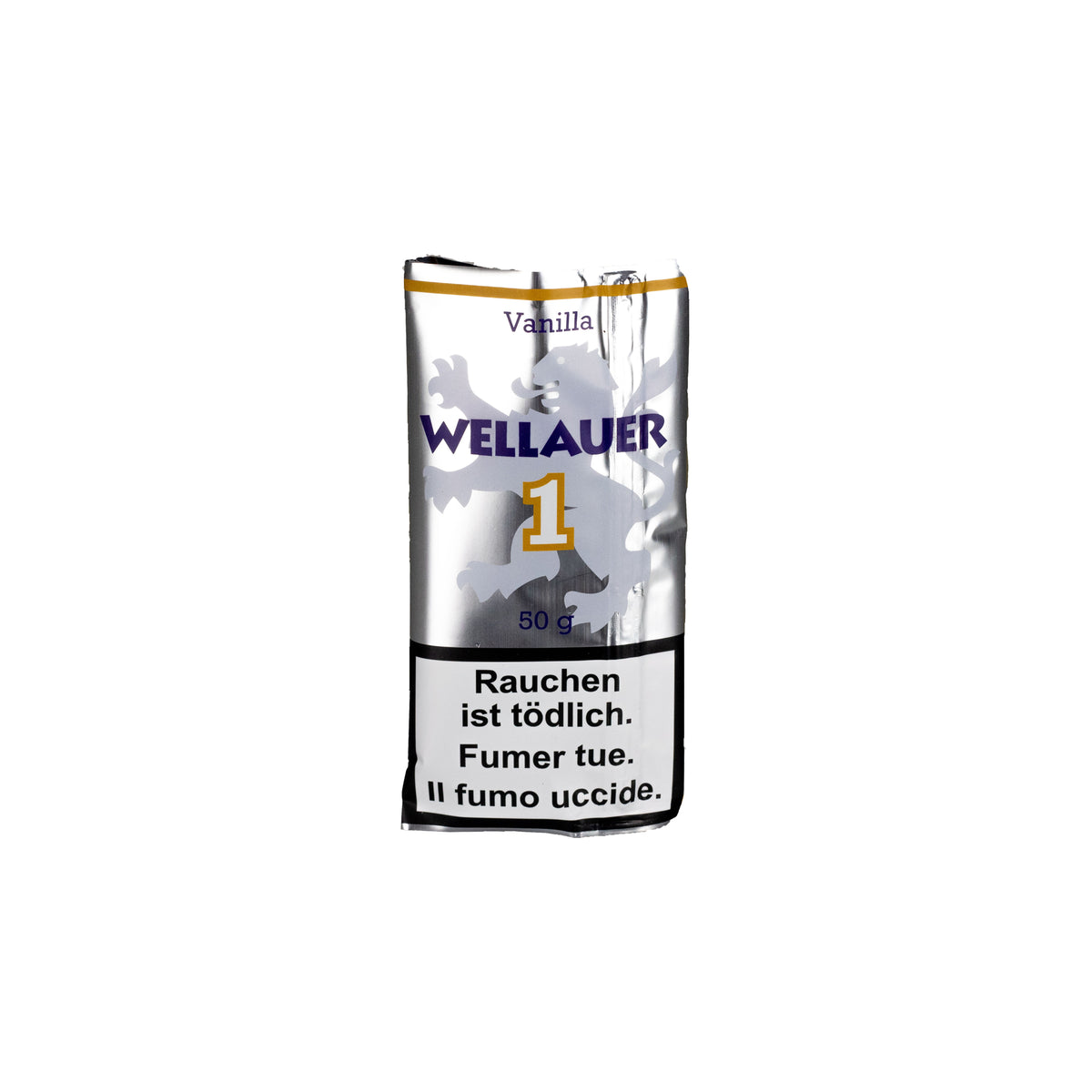 N. 1 Bolsa de tabaco para pipa Vanilla 50 g - Mezcla suave y aromática